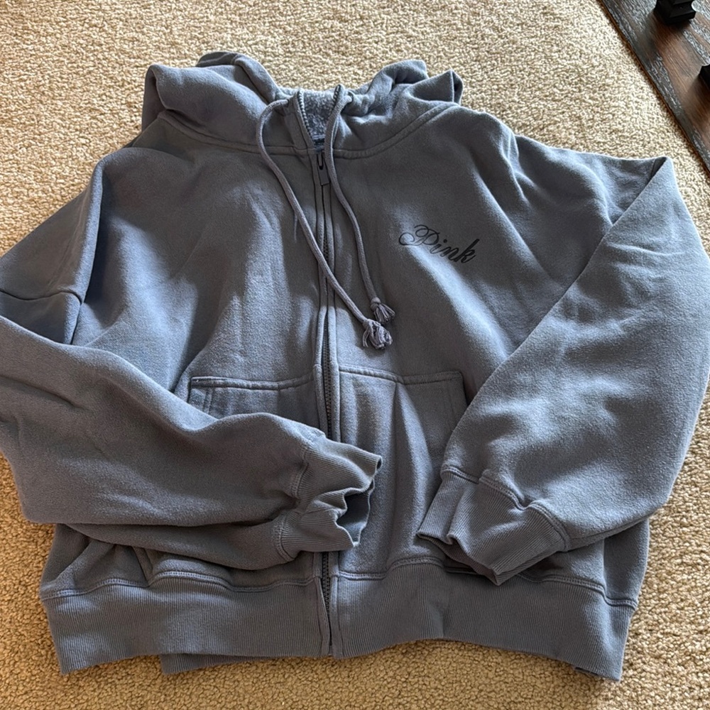 PINK Victoria's Secret Blue Hoodie (matches sweats that I am selling too)
